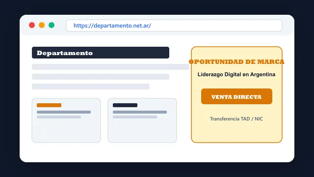 Modelo de aplicación comercial y proyectos digitales para departamento.net.ar
